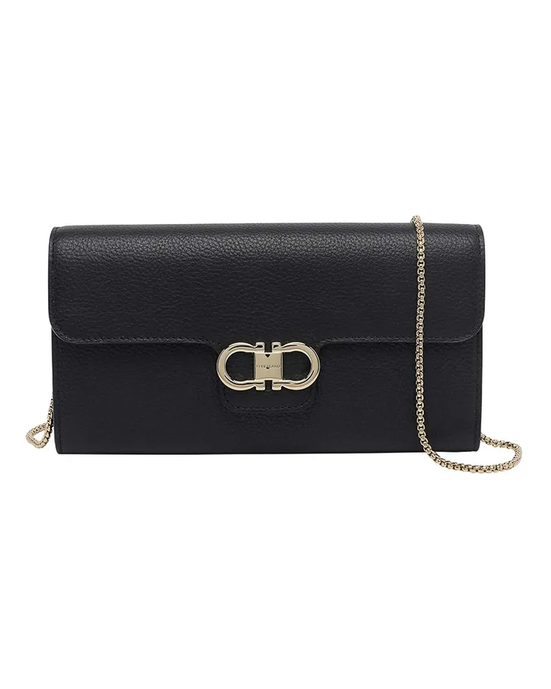 Ferragamo Portemonnaie - Schwarz Schwarz