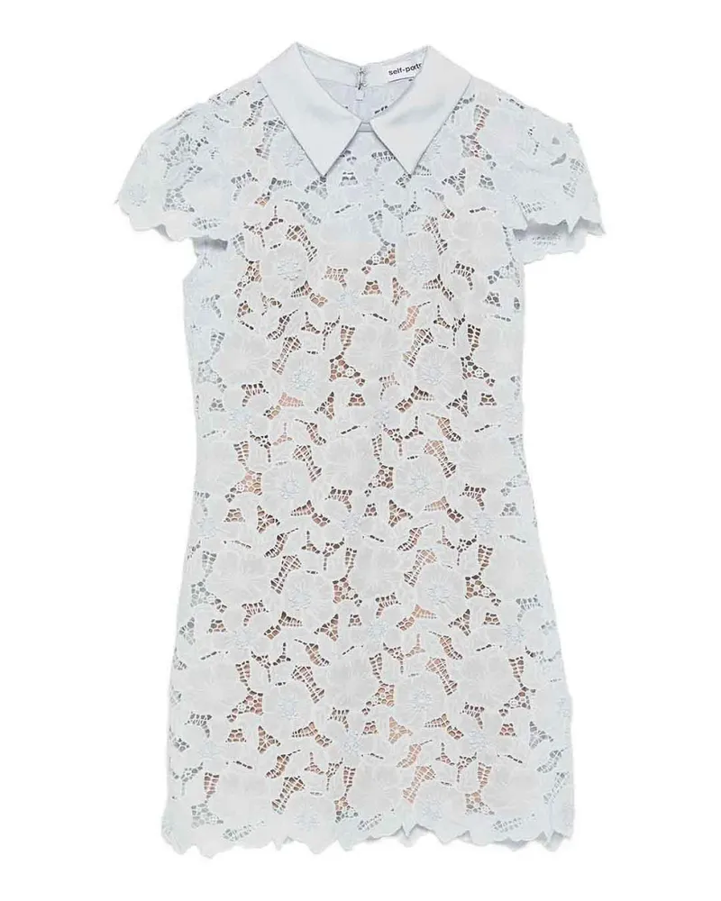 Self-Portrait Kurzes Kleid - Blau Blau