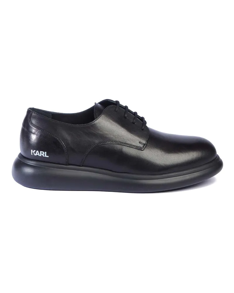Karl Lagerfeld Schnürschuhe - Schwarz Schwarz