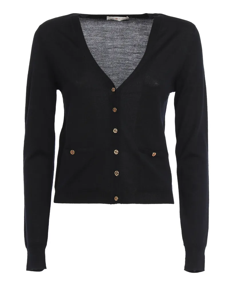 Tory Burch Cardigan Simone - Schwarz Schwarz