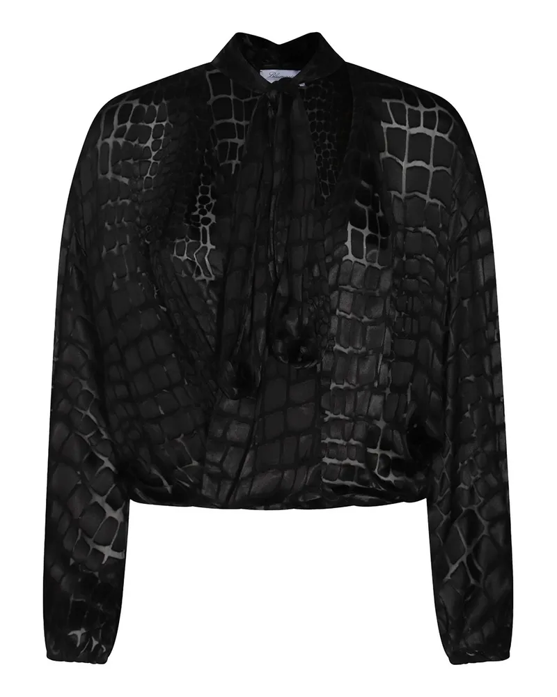 Blumarine Hemd - Schwarz Schwarz