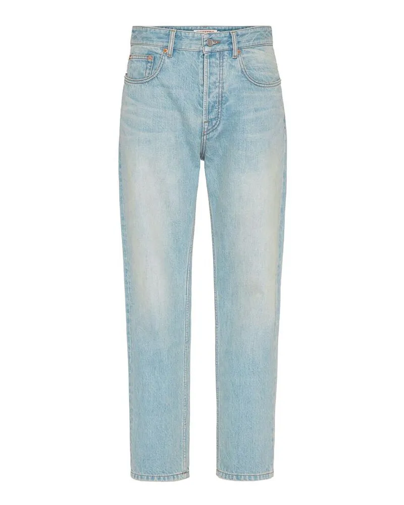 Valentino Garavani Straight Leg Jeans - Blau Blau