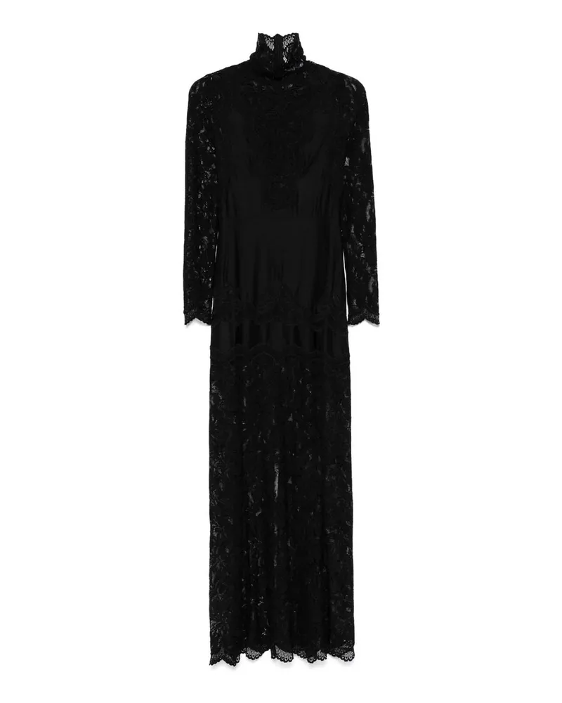 Paco Rabanne Maxikleid - Schwarz Schwarz