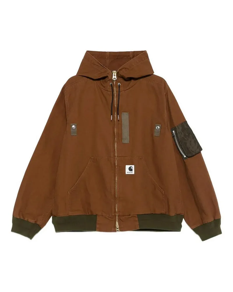 Sacai Knielanger Mantel - Beige Beige