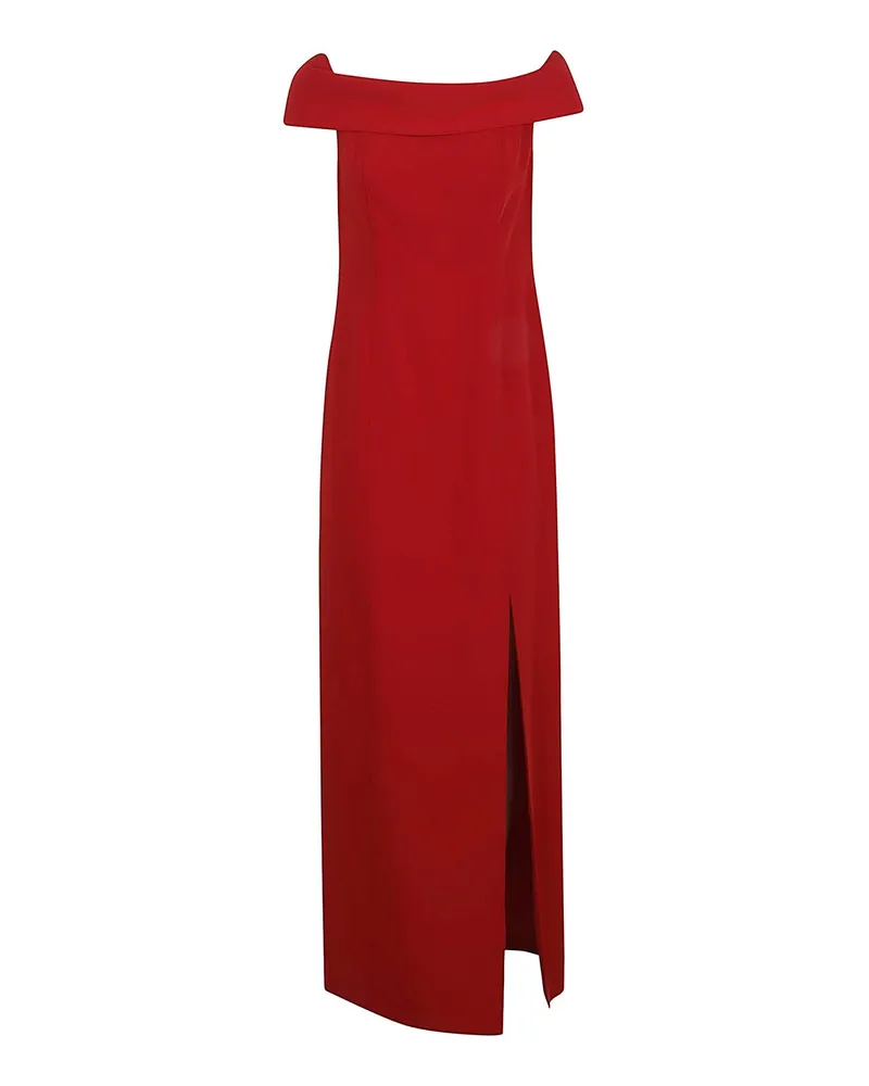 Ralph Lauren Knielanges Kleid - Rot Rot