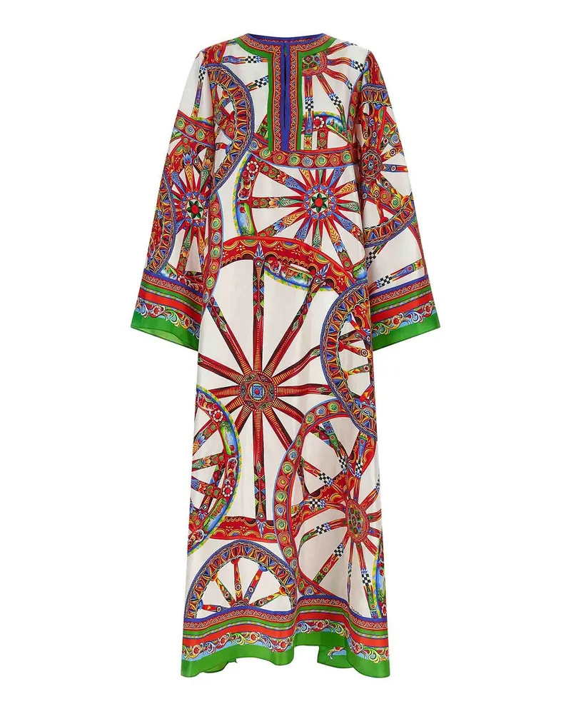 Dolce & Gabbana Maxikleid - Bunt Bunt