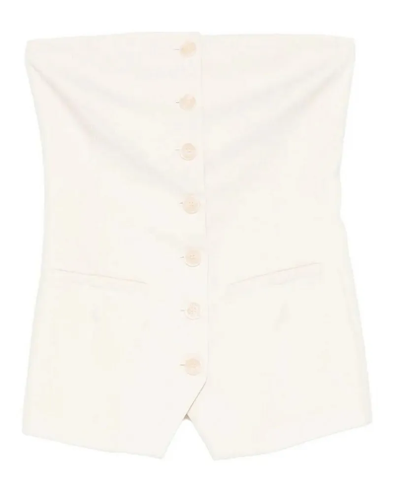 Patrizia Pepe Top - Weiß Weiß