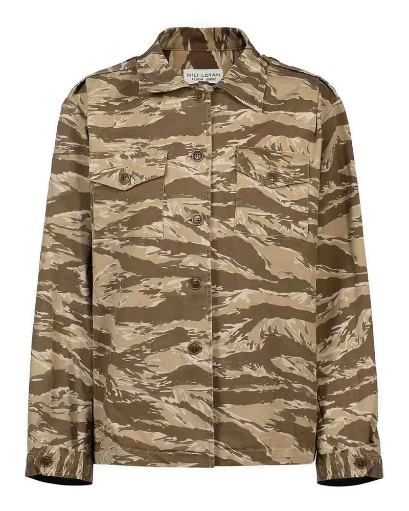 Nili Lotan Hemd - Hellbraun Hellbraun