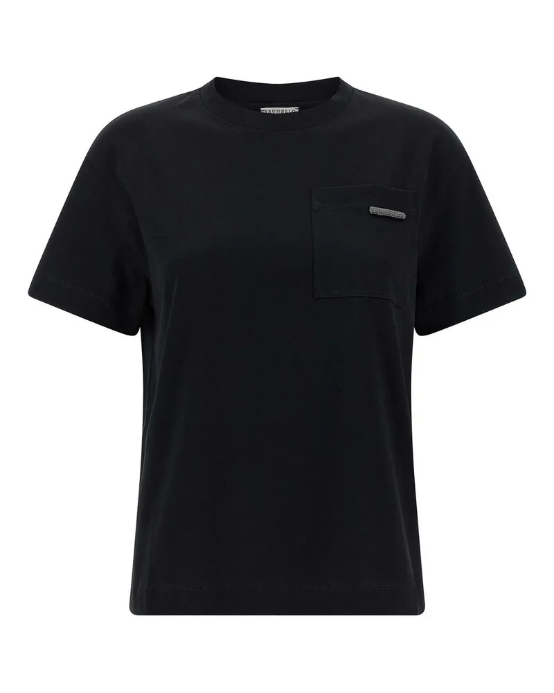 Brunello Cucinelli T-Shirt - Schwarz Schwarz