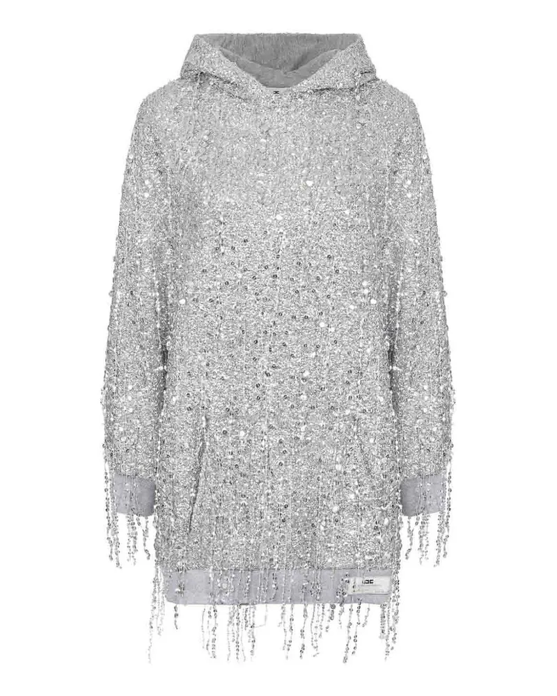 Elisabetta Franchi Knielanges Kleid - Grau Grau