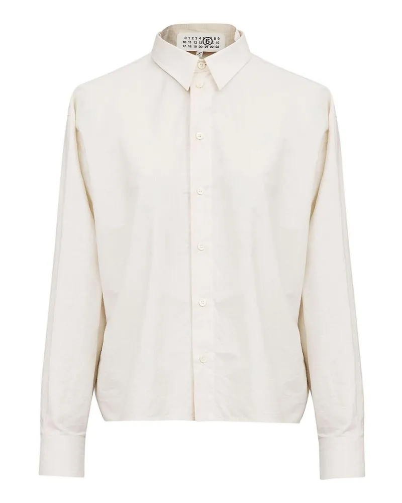 Maison Margiela Hemd - Weiß Weiß
