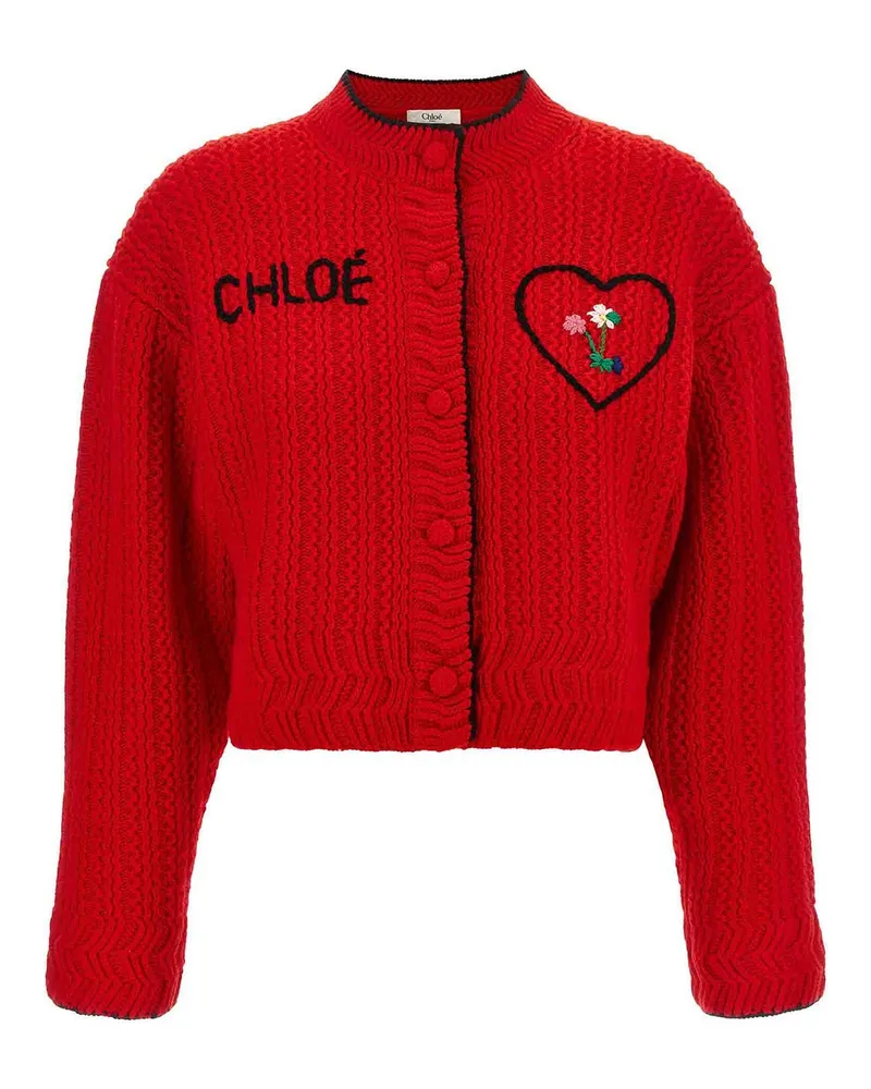 Chloé Cardigan - Rot Rot