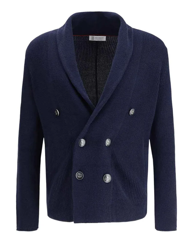 Brunello Cucinelli Cardigan - Blau Blau