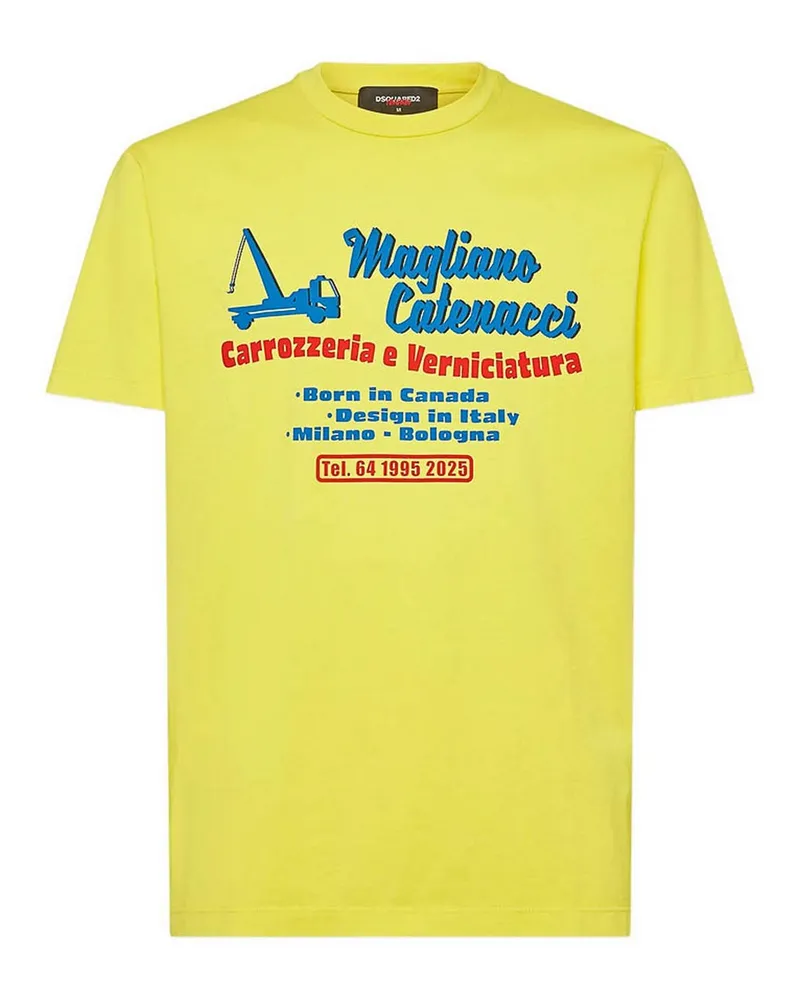 Dsquared2 T-Shirt - Gelb Gelb
