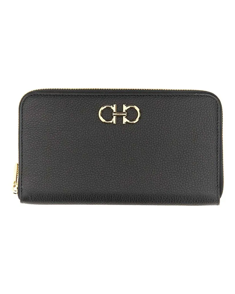 Ferragamo Portemonnaie - Schwarz Schwarz