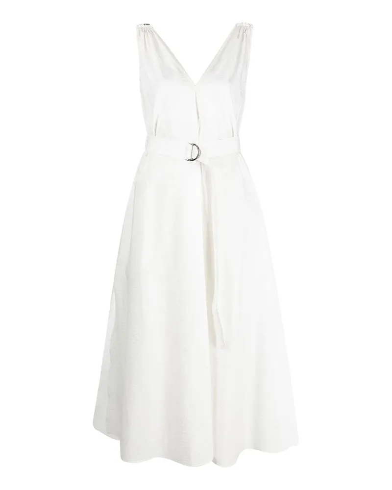 Brunello Cucinelli Knielanges Kleid - Weiß Weiß