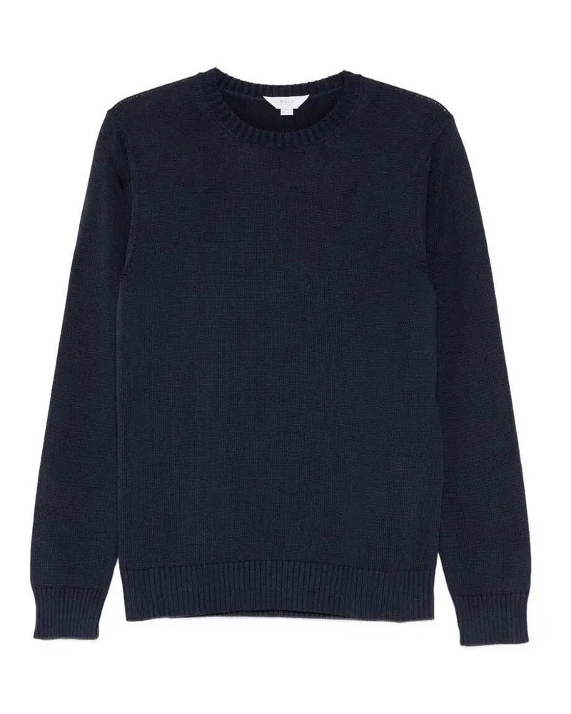 Malo Rundhalspullover - Blau Blau