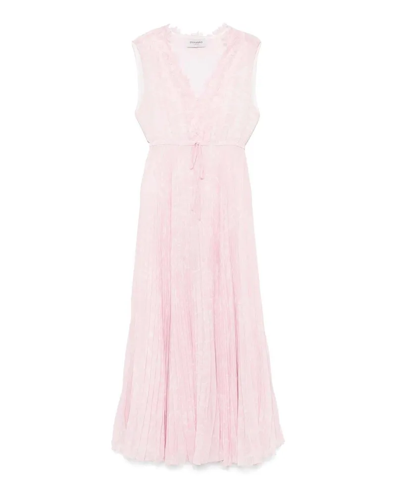 Ermanno Scervino Knielanges Kleid - Hellrosa Hellrosa