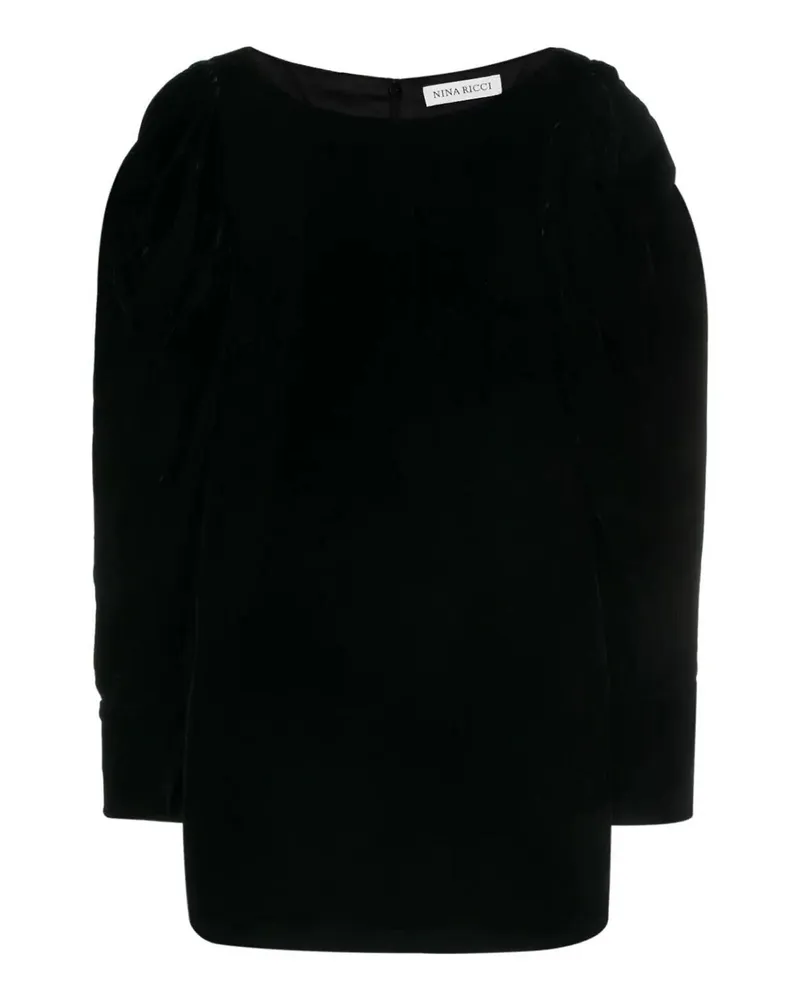 Nina Ricci Knielanges Kleid - Schwarz Schwarz