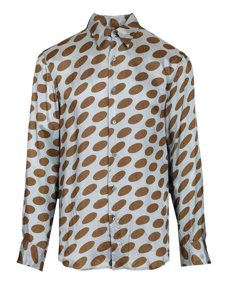 Dries van Noten Hemd - Grau Grau