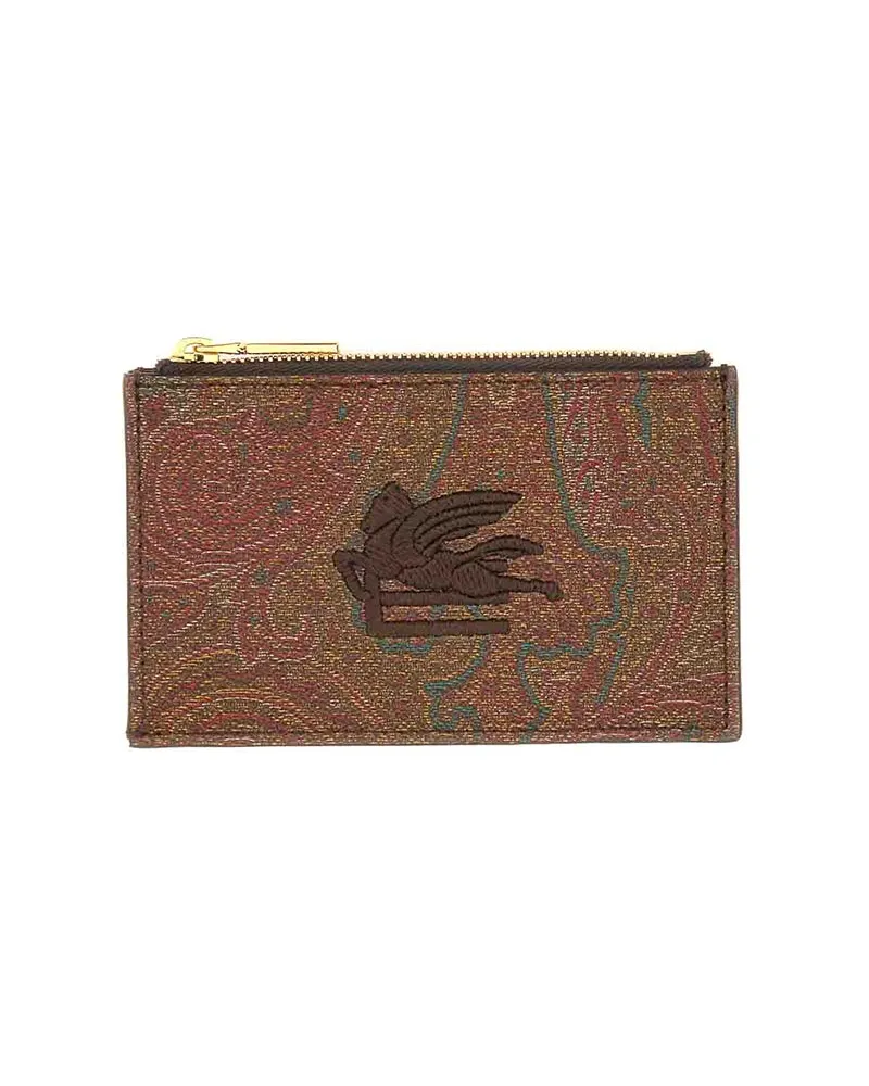 Etro Portemonnaie - Braun Braun