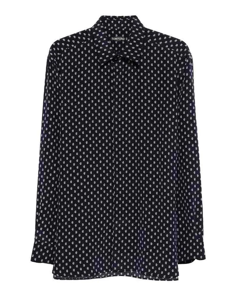 Tom Ford Hemd - Blau Blau