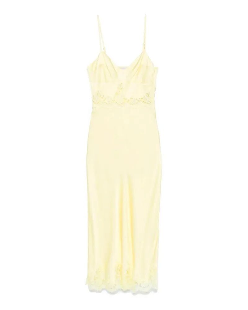 Ermanno Scervino Knielanges Kleid - Gelb Gelb