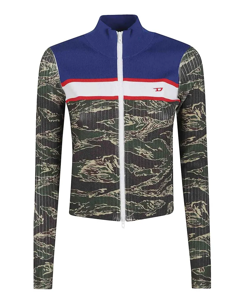 Diesel Rundhalspullover - Dunkelgrün Dunkelgrün