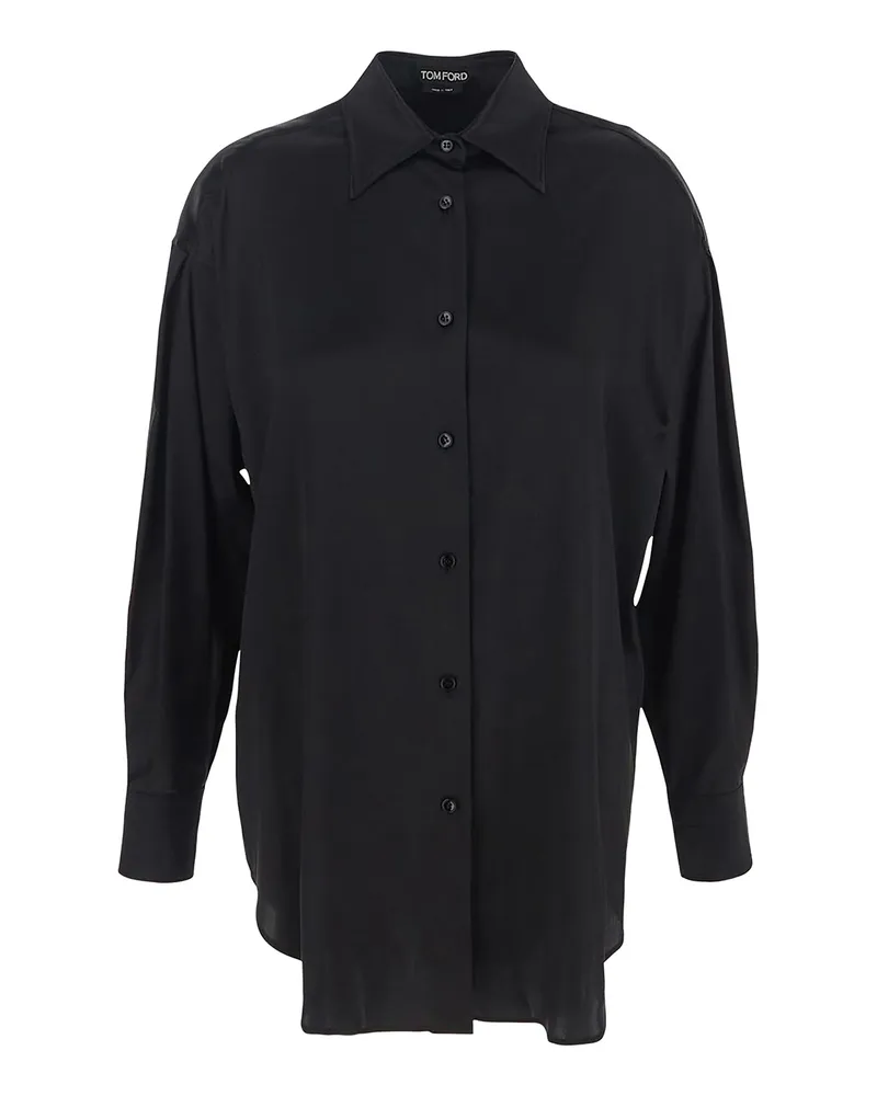 Tom Ford Hemd - Schwarz Schwarz