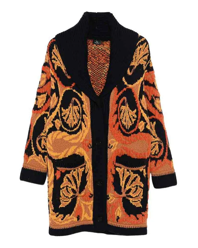 Etro Rundhalspullover - Orange Orange