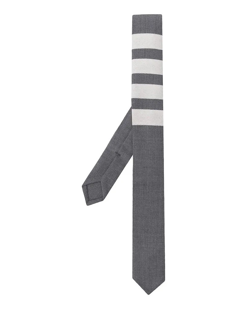 Thom Browne Krawatte - Grau Grau