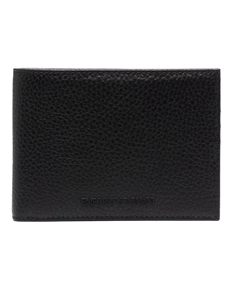 Emporio Armani Portemonnaie - Schwarz Schwarz