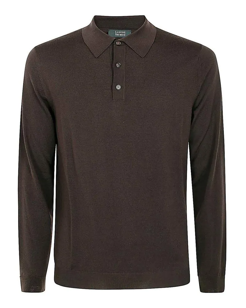 Zanone Poloshirt - Braun Braun