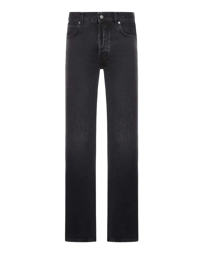Haikure Straight Leg Jeans - Schwarz Schwarz
