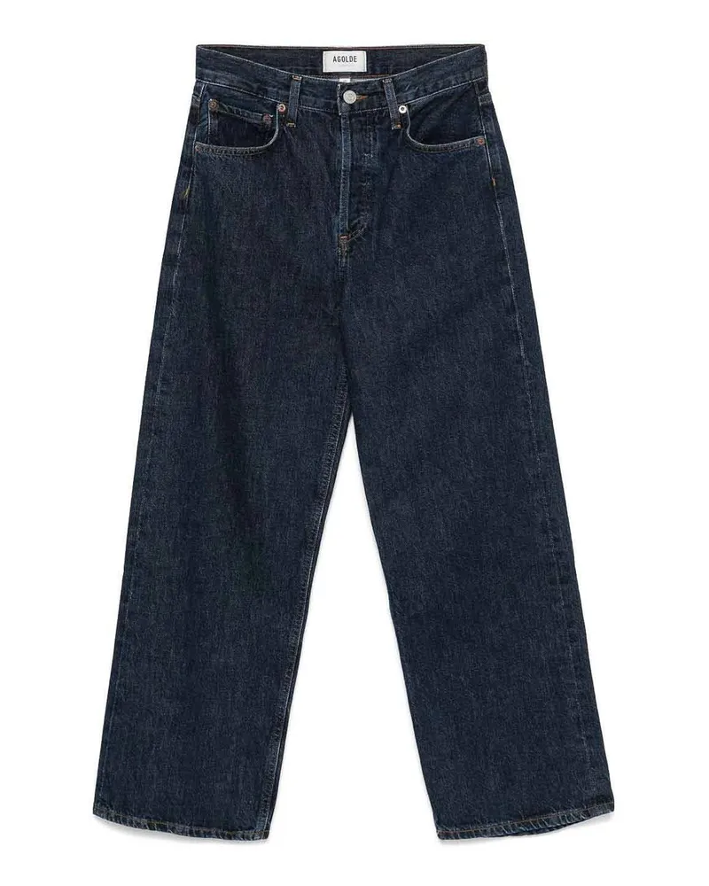 AGOLDE Straight Leg Jeans - Blau Blau