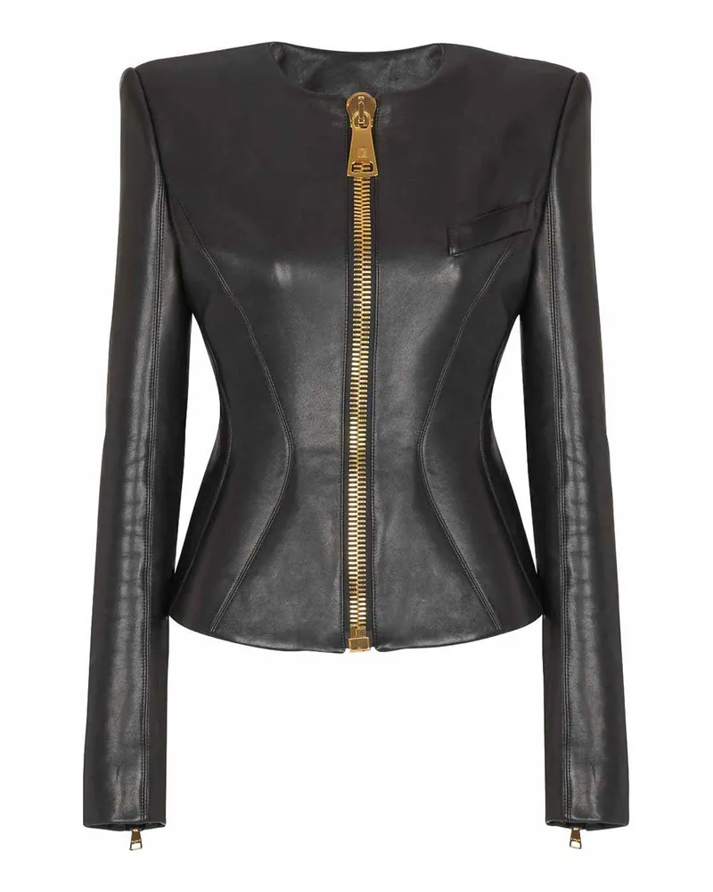 Balmain Casualjacke - Schwarz Schwarz