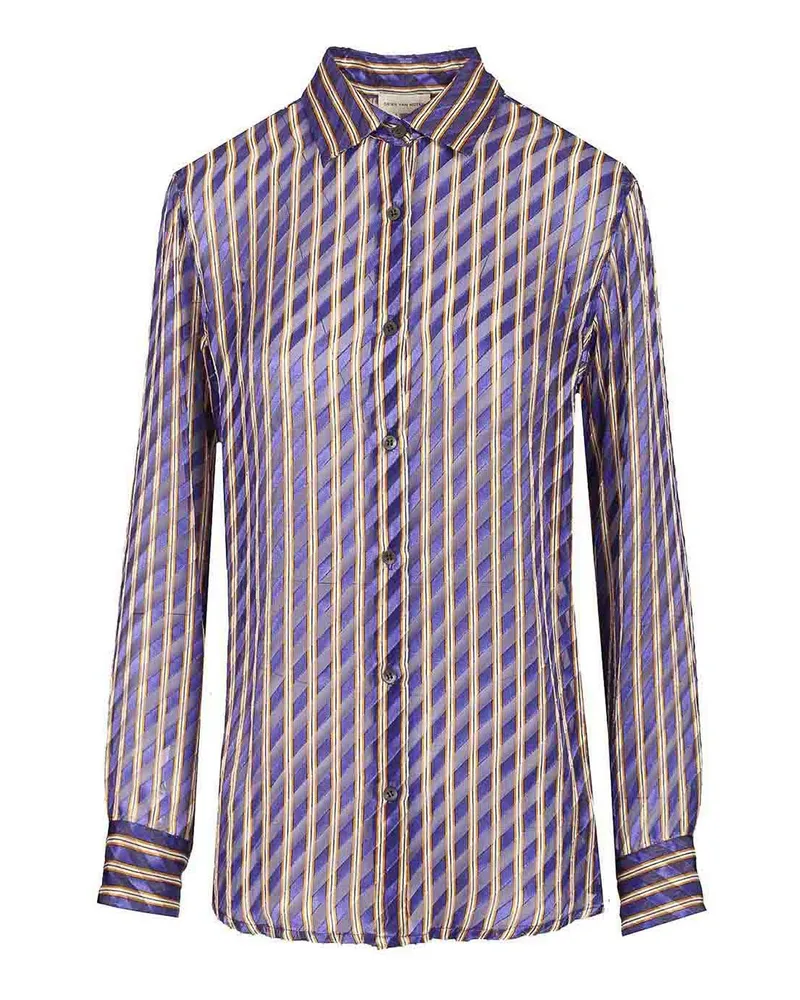 Dries van Noten Hemd - Lila Lila