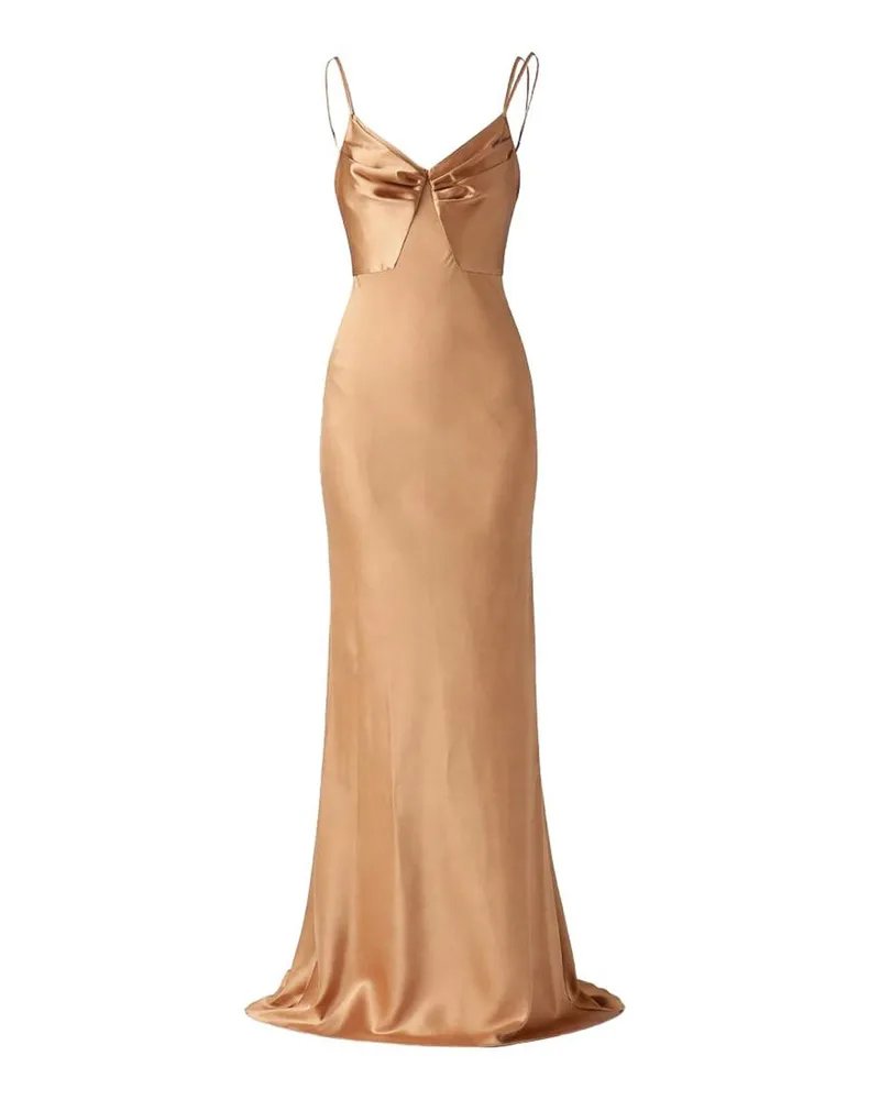 Elisabetta Franchi Maxikleid - Beige Beige