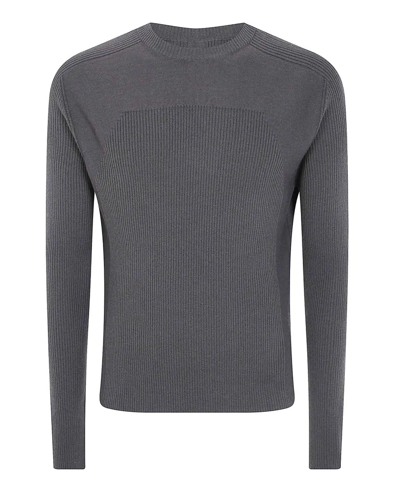 Rick Owens Rundhalspullover - Grau Grau