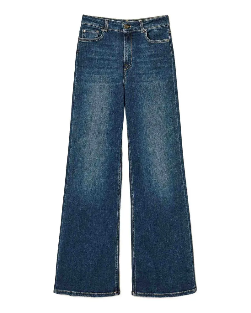 Twin-Set Straight Leg Jeans - Jeansblau Jeansblau