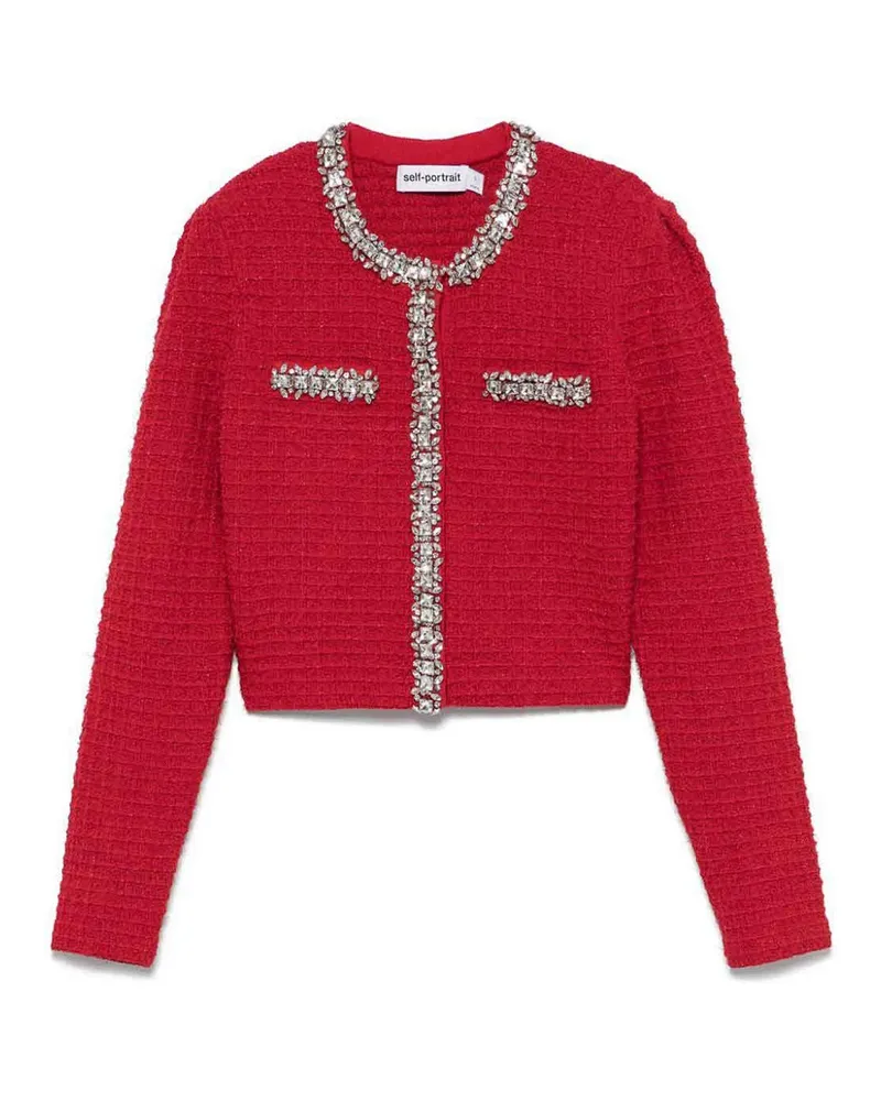Self-Portrait Cardigan - Rot Rot