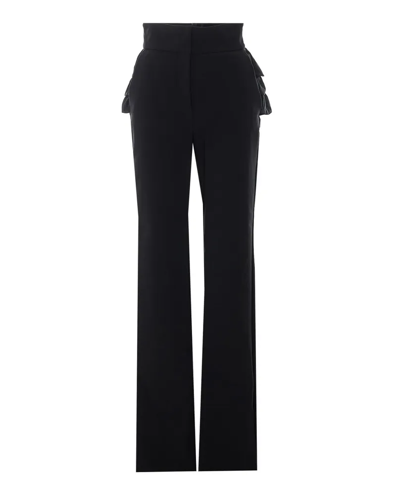 Elisabetta Franchi Casual Hose - Schwarz Schwarz
