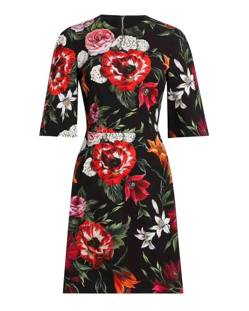 Dolce & Gabbana Knielanges Kleid - Schwarz Schwarz