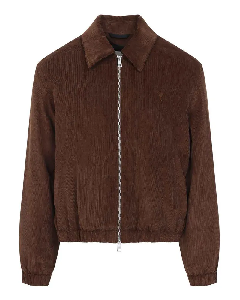 AMI Paris Casualjacke - Braun Braun
