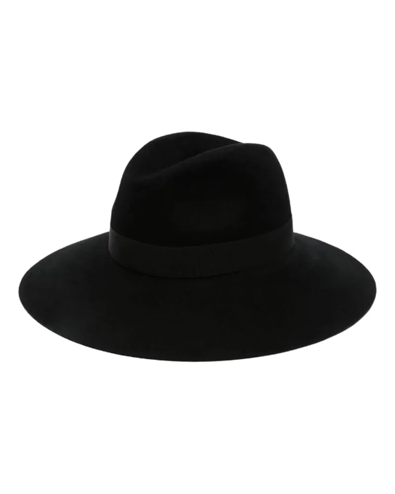 Borsalino Hut - Schwarz Schwarz