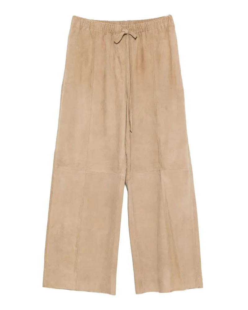 ALYSI Lederhose - Beige Beige