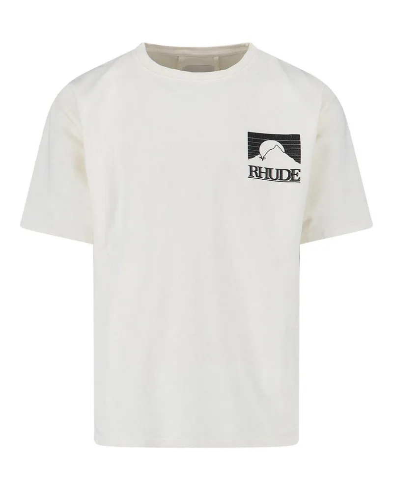 RHUDE T-Shirt - Weiß Weiß