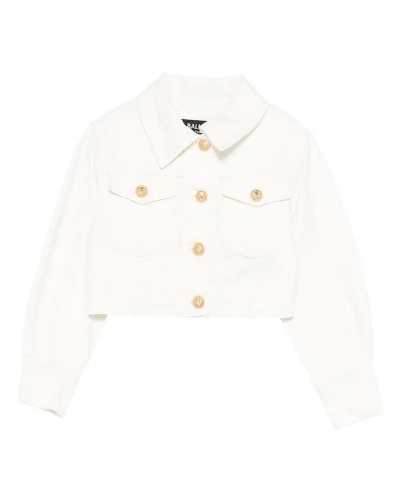 Balmain Casualjacke - Weiß Weiß