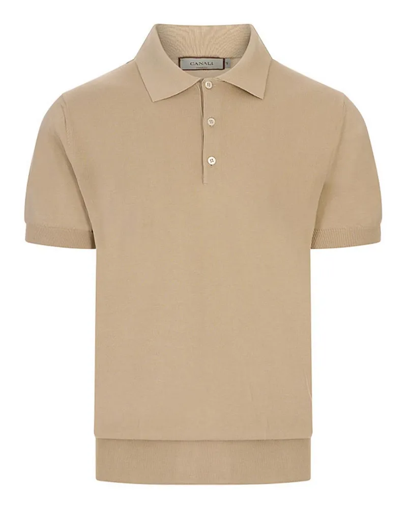 Canali Poloshirt - Braun Braun