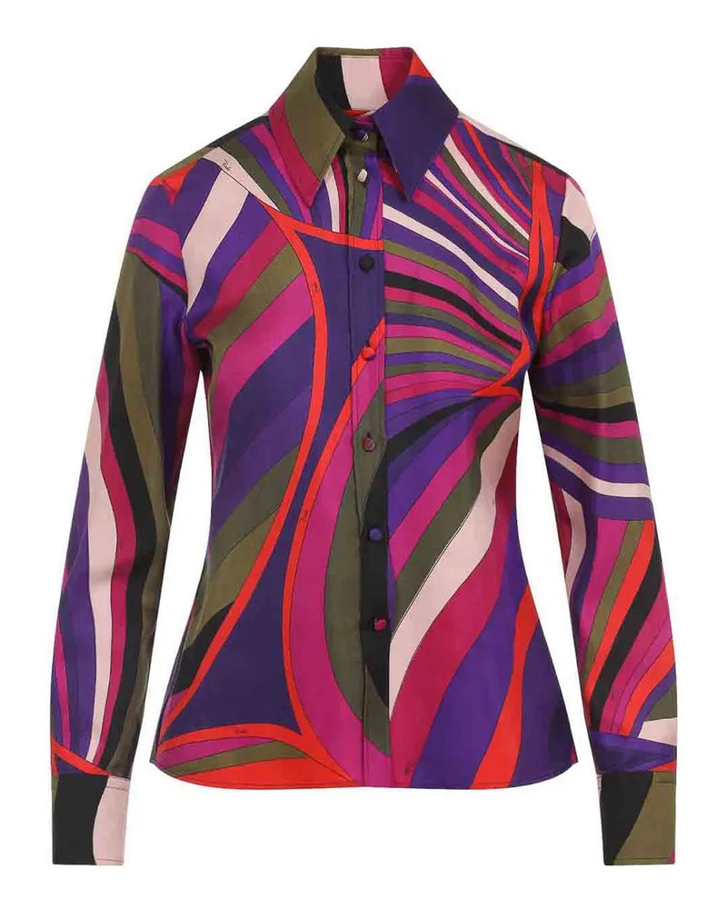 Emilio Pucci Hemd - Bunt Bunt